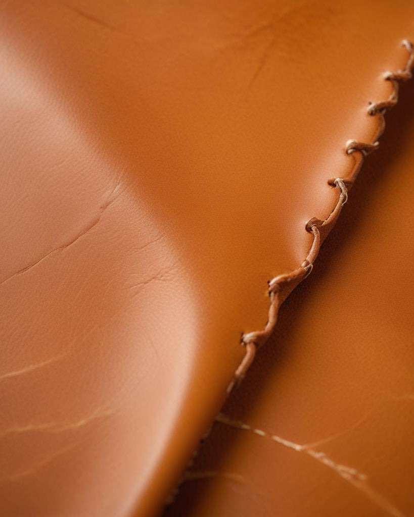 3 leather grain macro