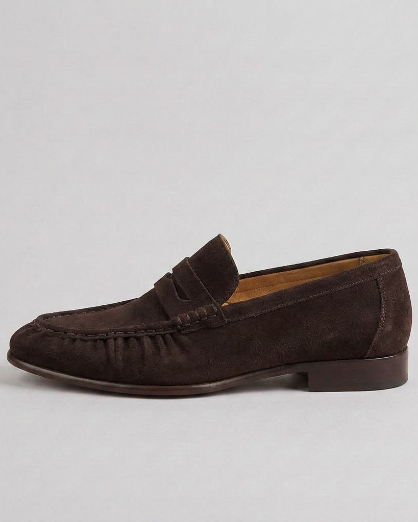 Grosvenor Suede Loafer Espresso
