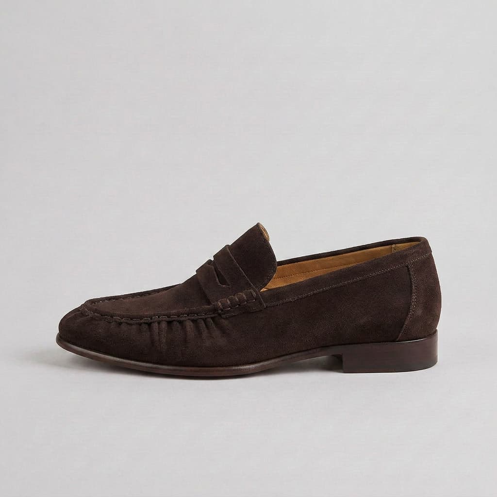 Grosvenor Suede Loafer Espresso