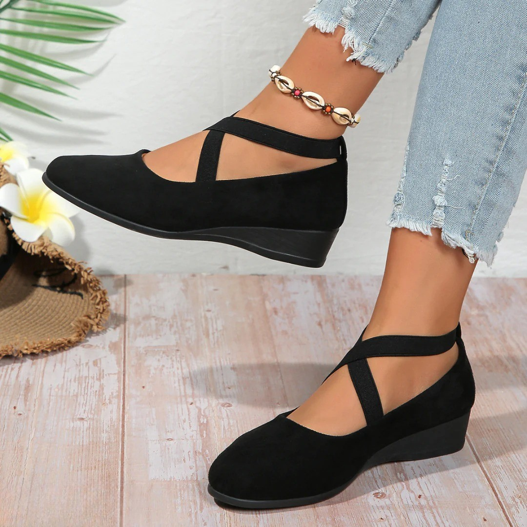 Mary Orthopedic Comfort Shoes - Black