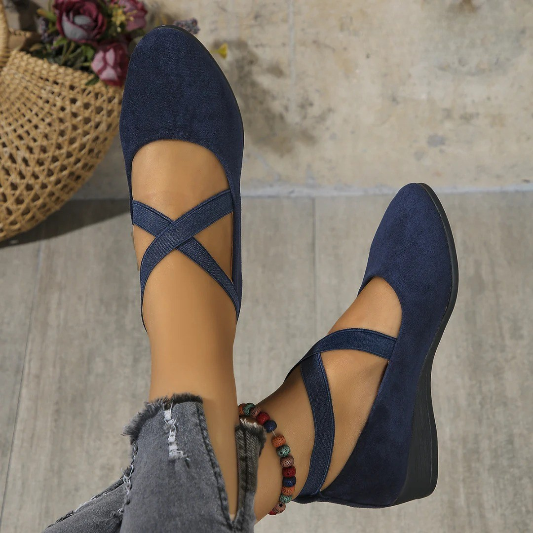 Mary Orthopedic Comfort Shoes - Blue