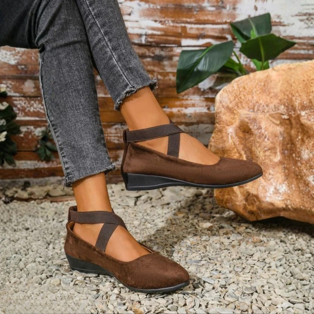 Mary Orthopedic Comfort Shoes - Brown