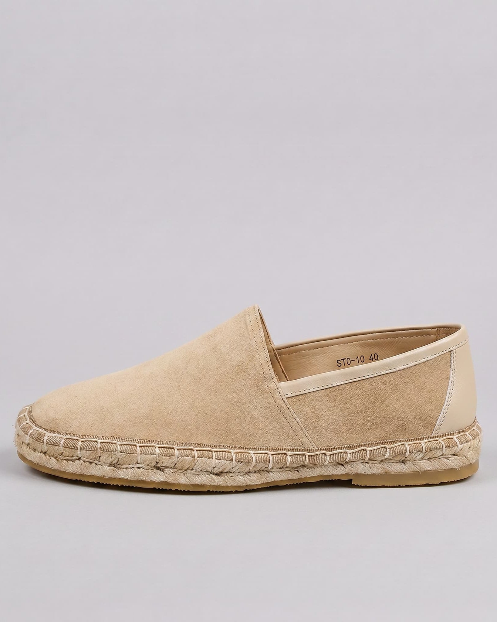 Stanwick Suede Espadrille Champagne