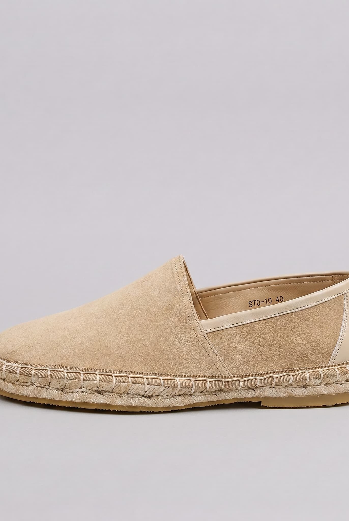 Stanwick Suede Espadrille Champagne