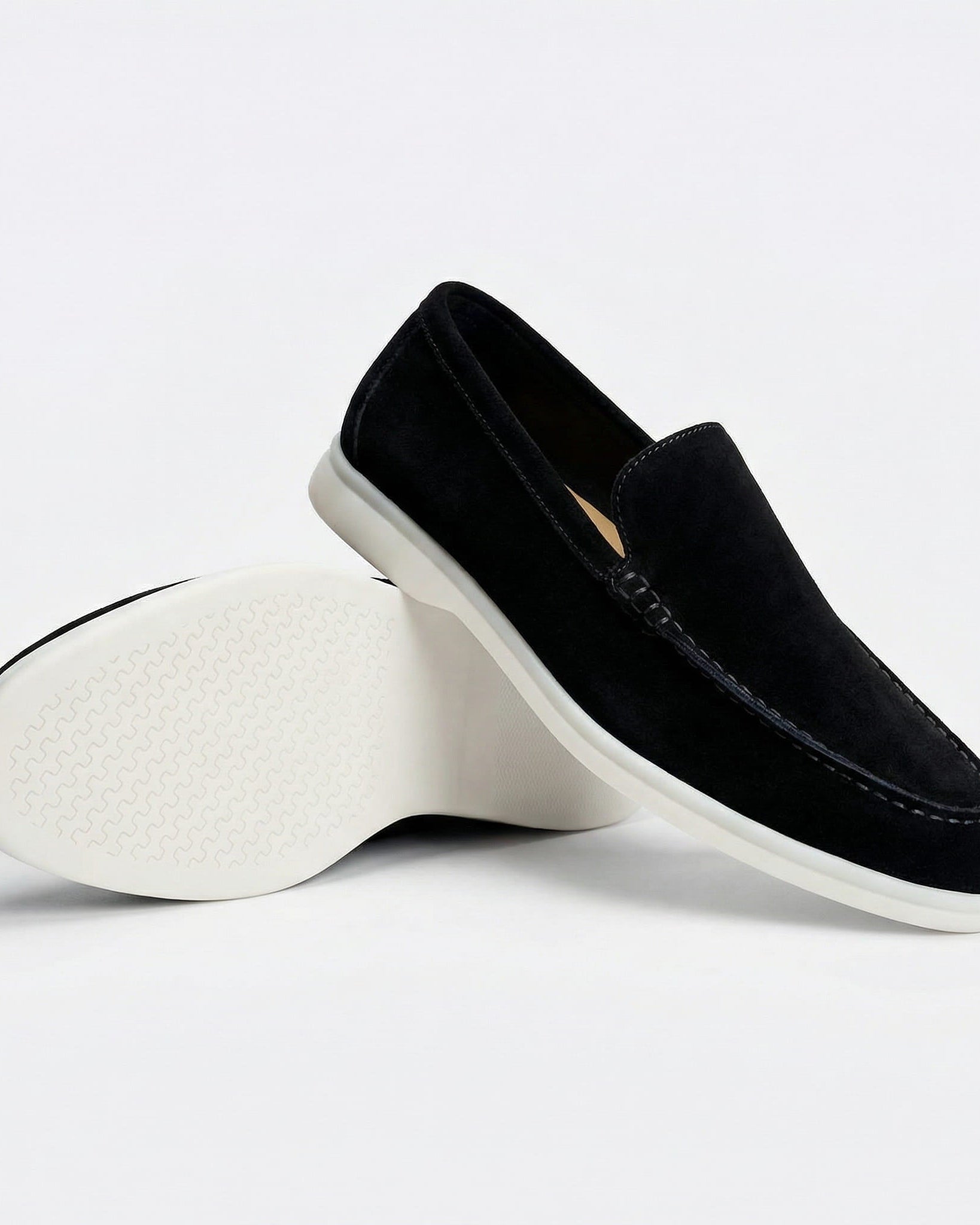 Enzo Suede Loafer Black
