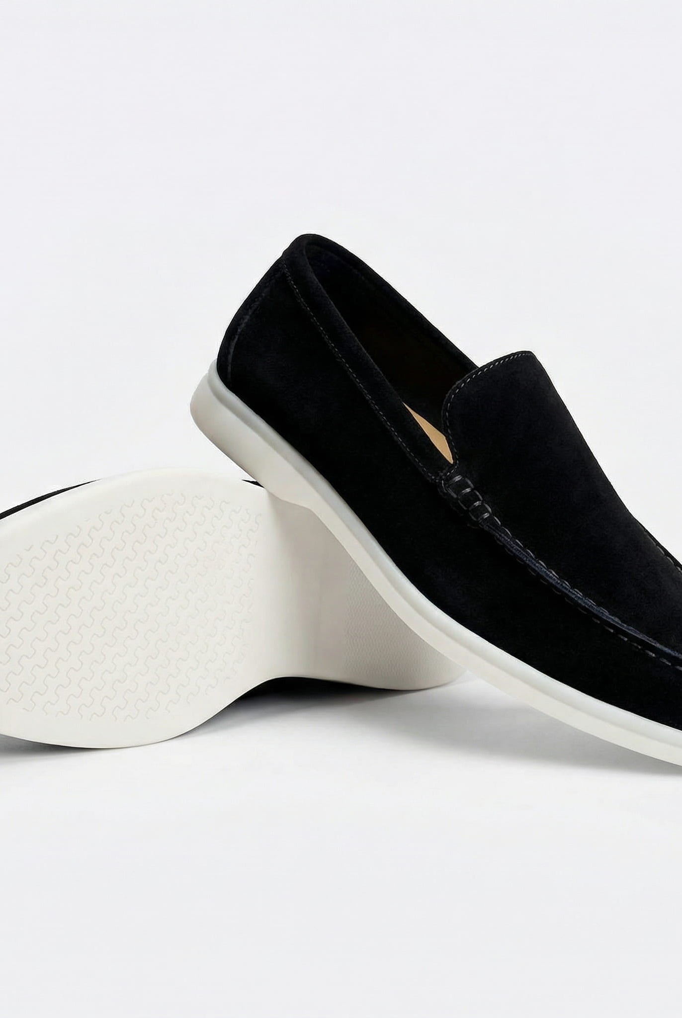 Enzo Suede Loafer Black