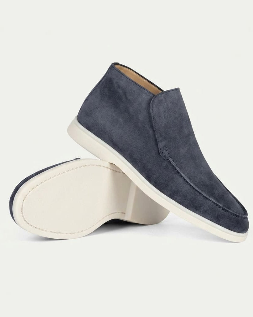 Portofino Suede Hi-Top Loafer Dark Gray