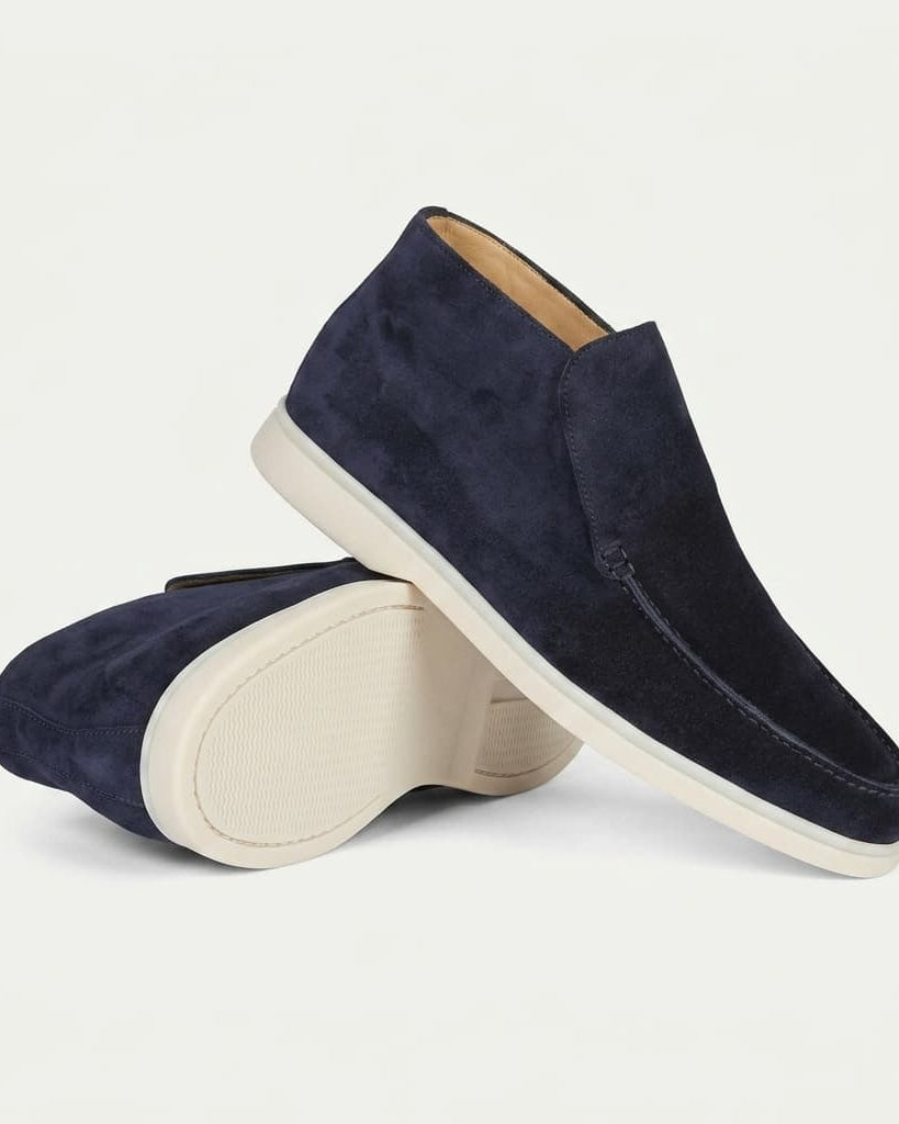 Portofino Suede Hi-Top Loafer Midnight Navy
