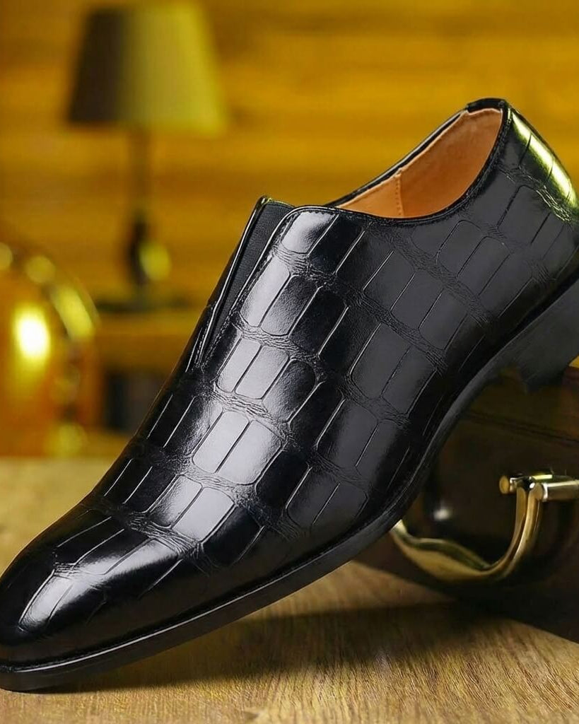 Camden Croc Loafer Black