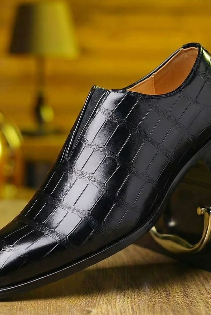 Camden Croc Loafer Black