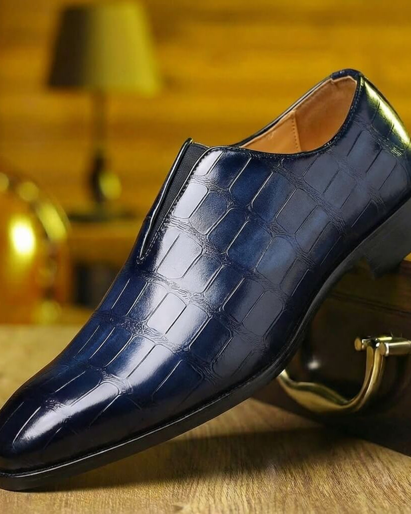 Camden Croc Loafer Navy