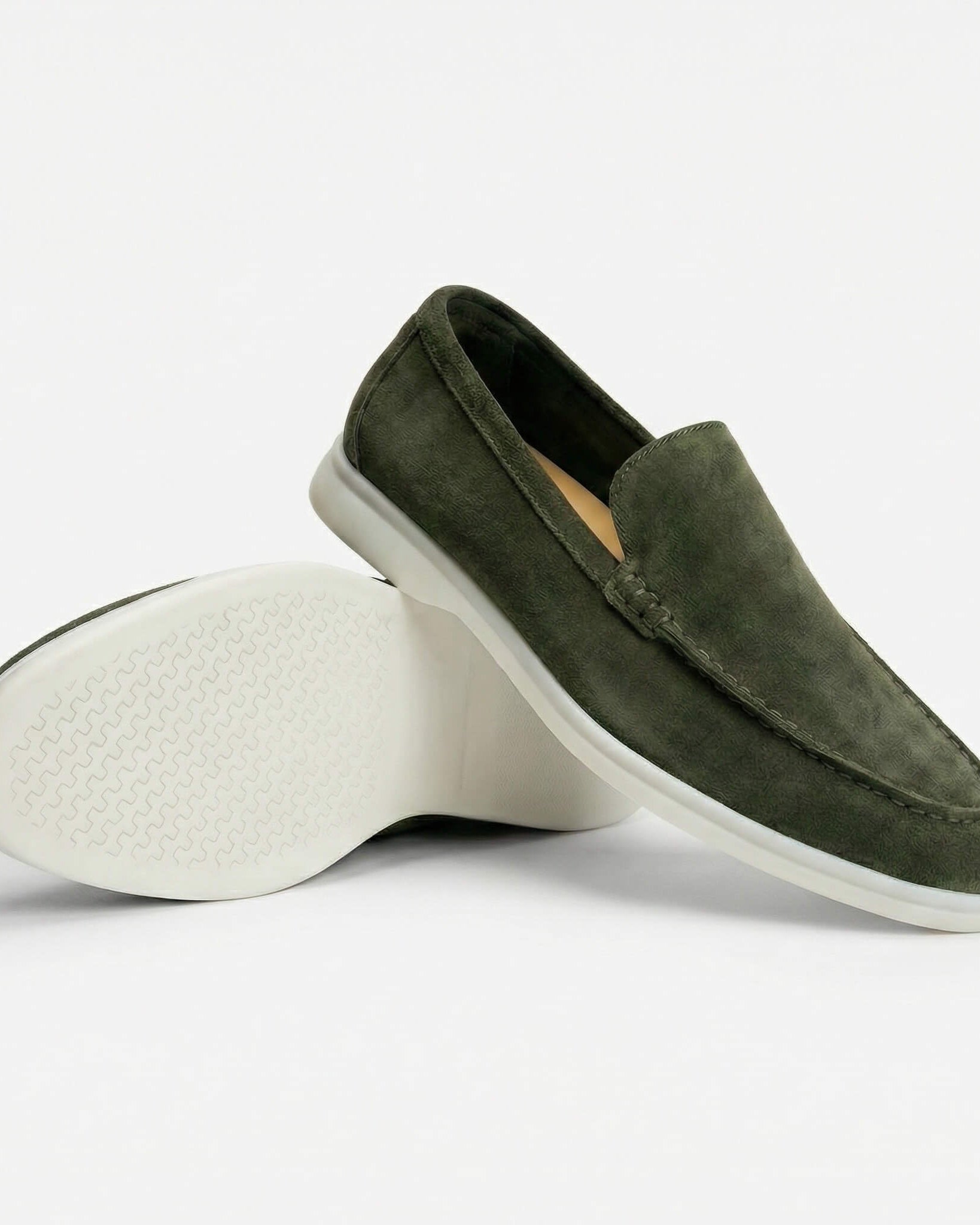 Enzo Suede Loafer Forest Green