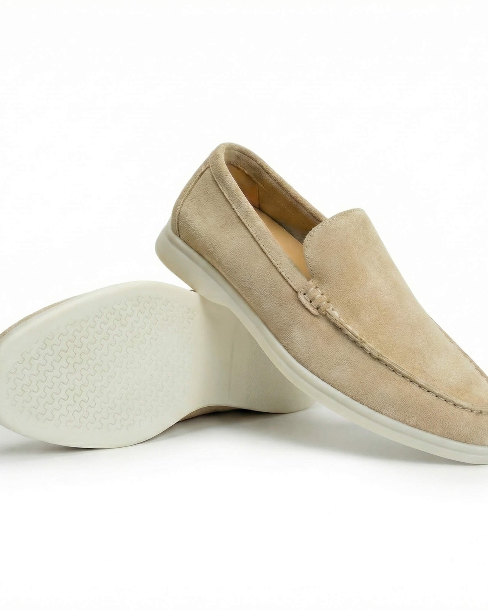 Enzo Suede Loafer Beige