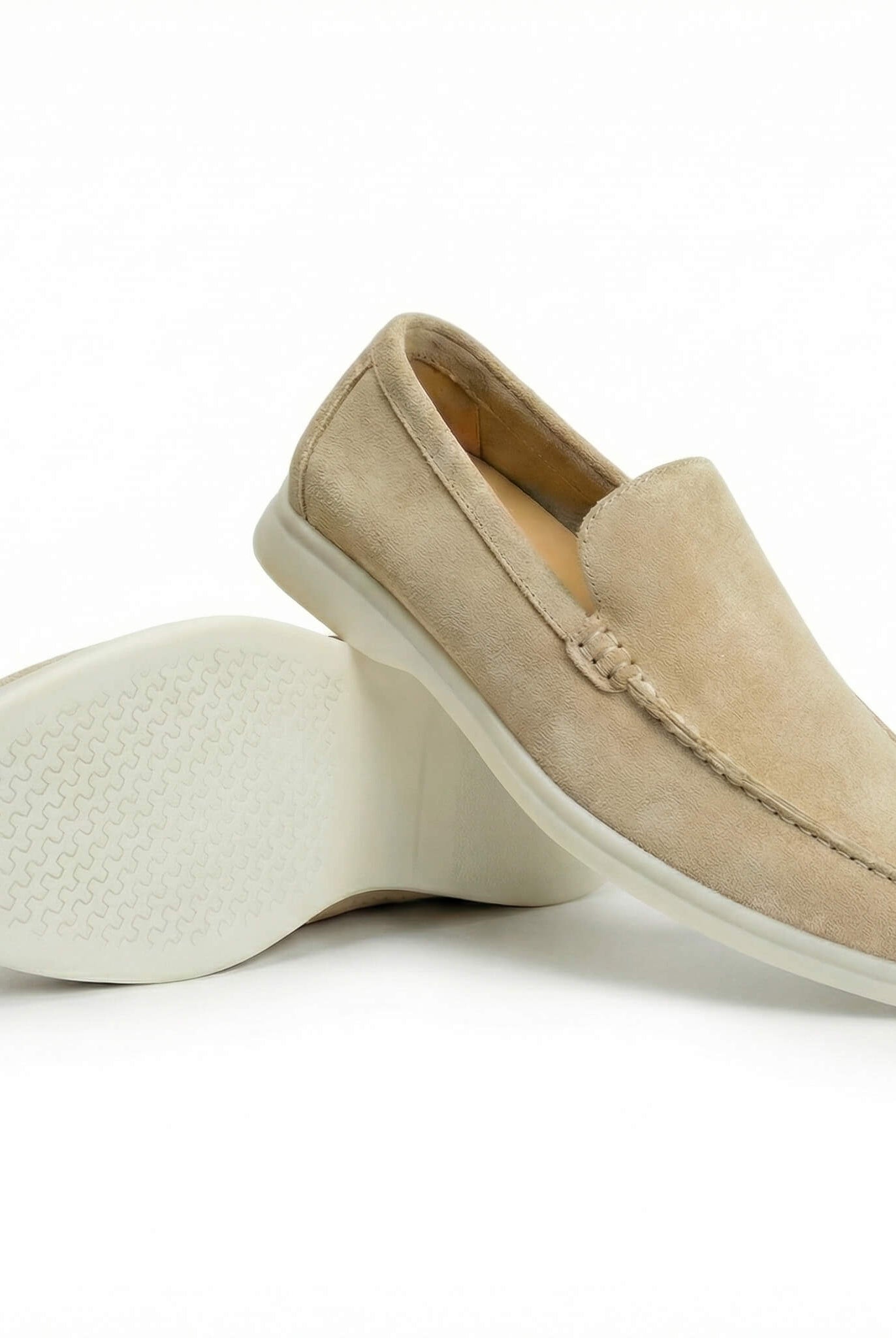 Enzo Suede Loafer Beige