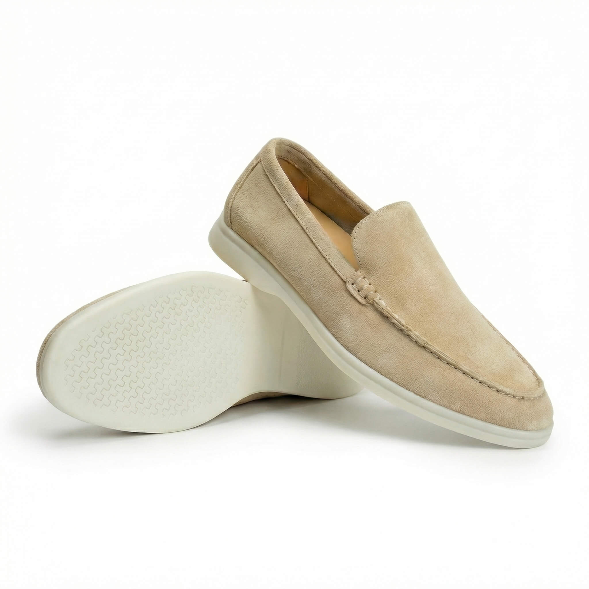 Enzo Suede Loafer Beige