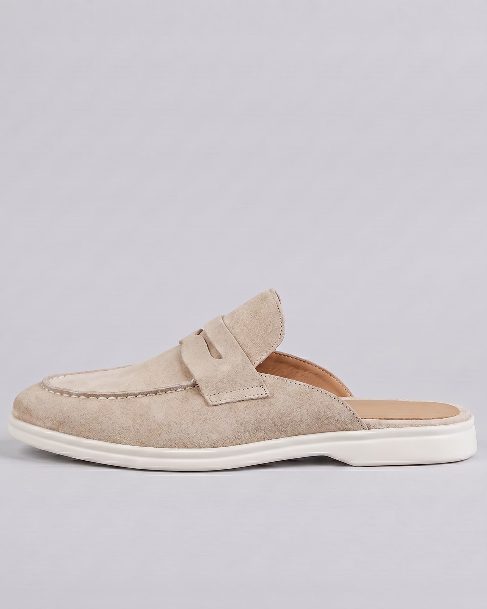Langford Suede Mule Khaki