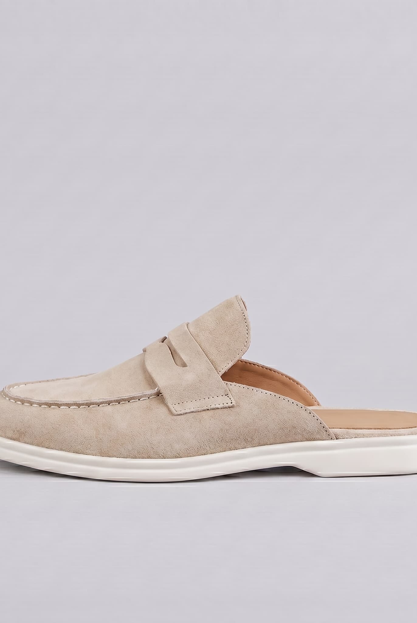 Langford Suede Mule Khaki