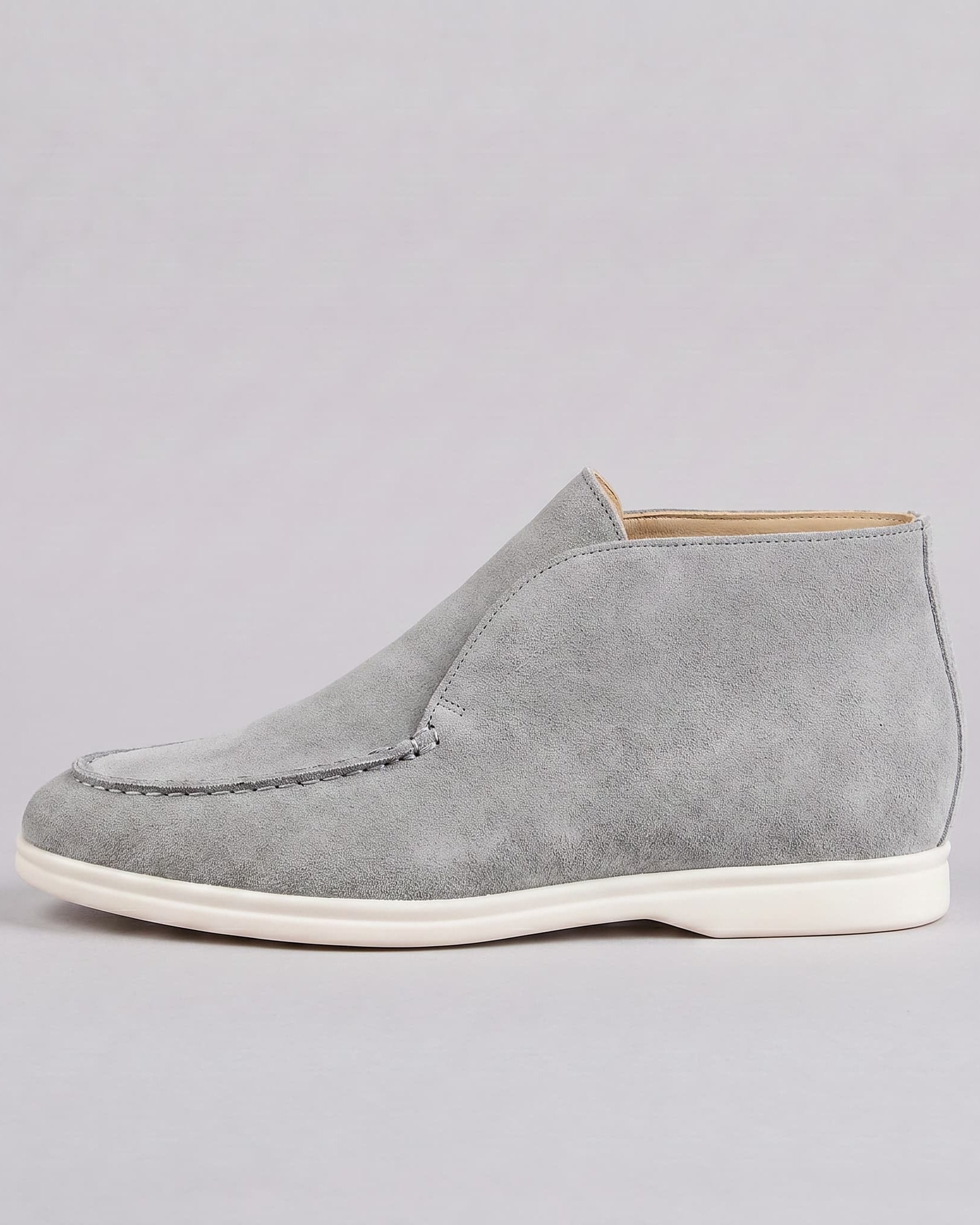 Alston Hi Top Loafers Light Gray