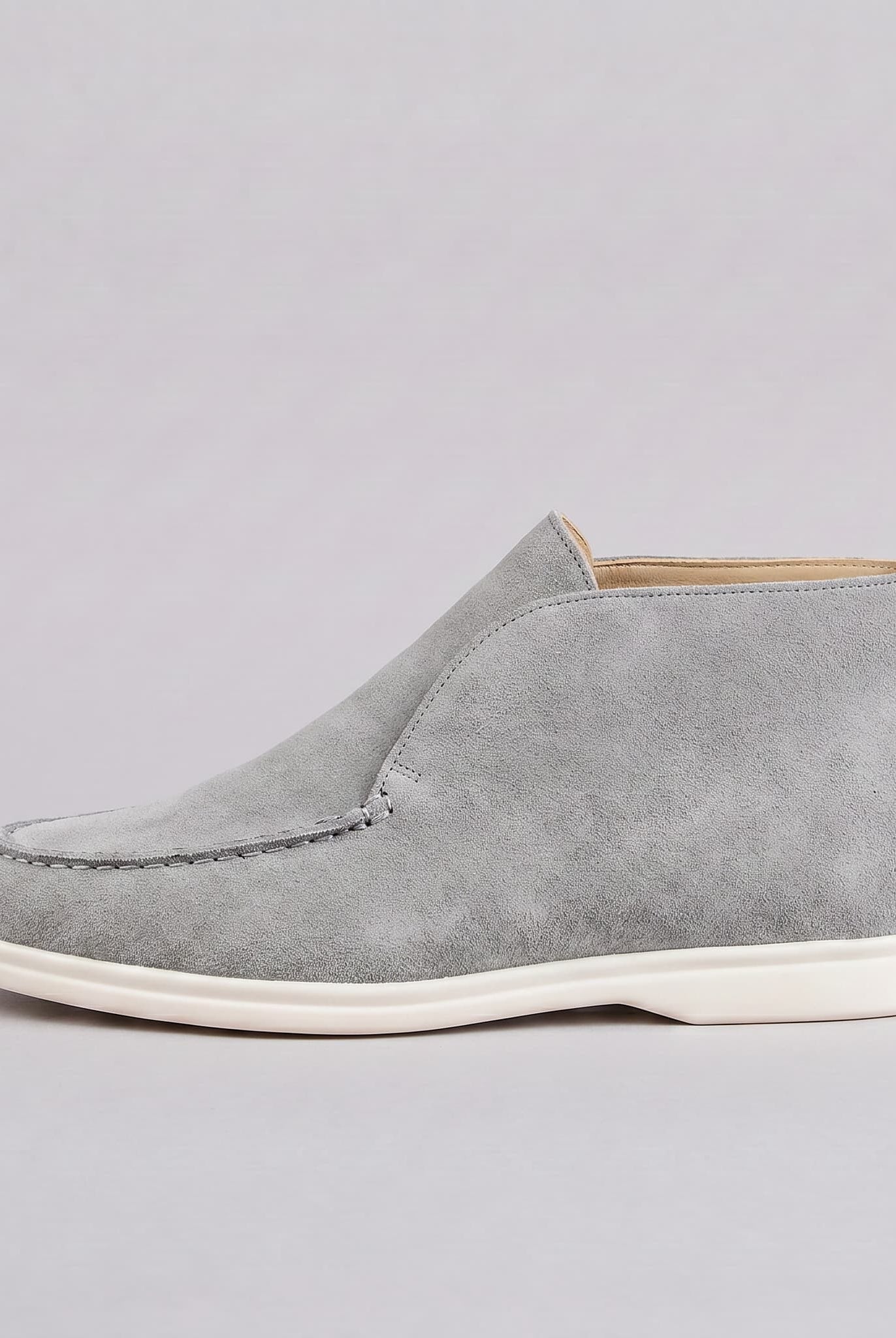 Alston Hi Top Loafers Light Gray