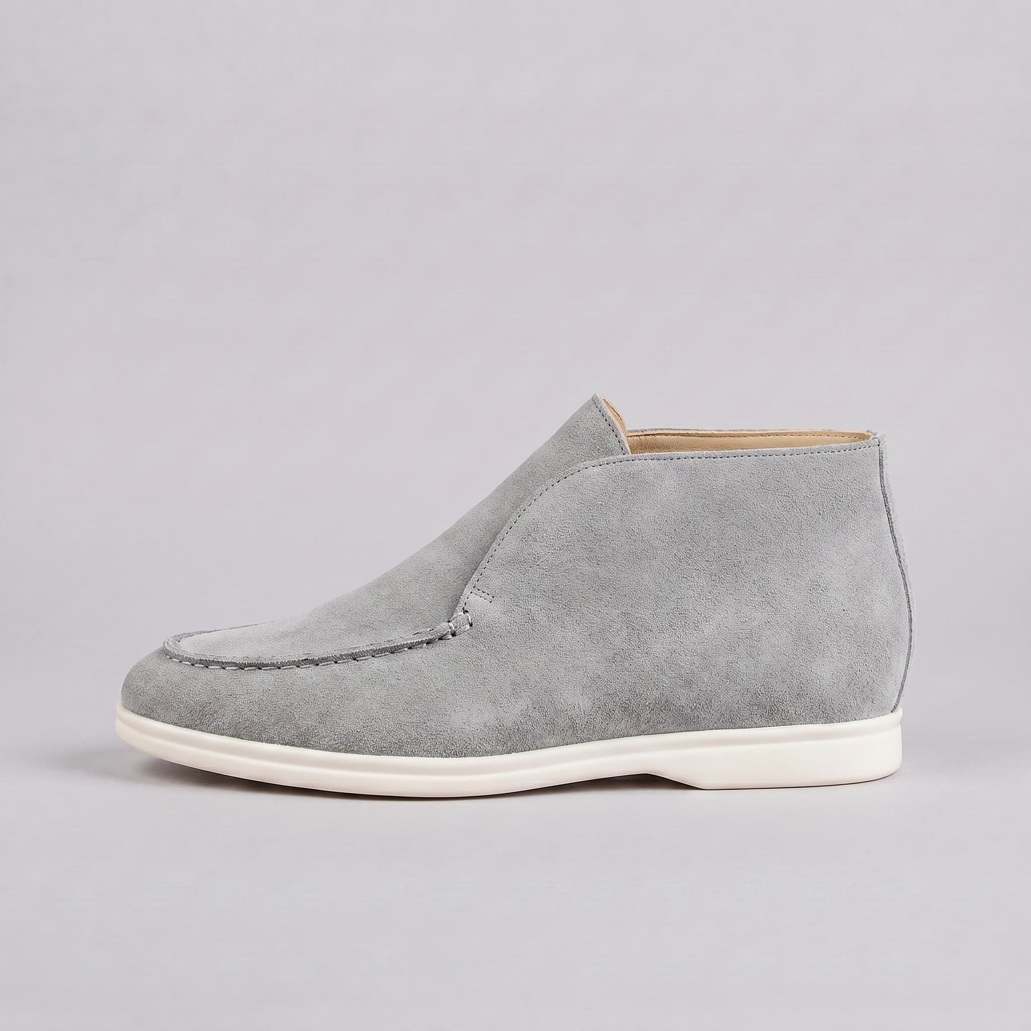 Alston Hi Top Loafers Light Gray