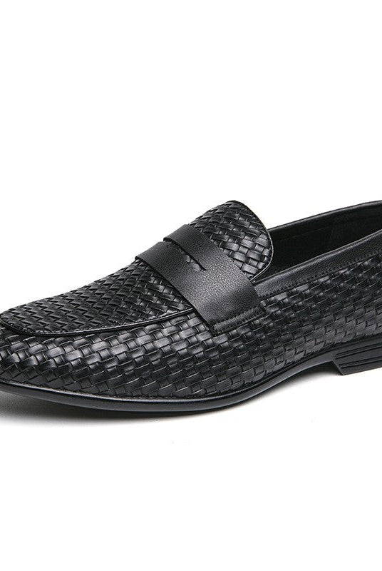 Whitford Woven Loafers Black