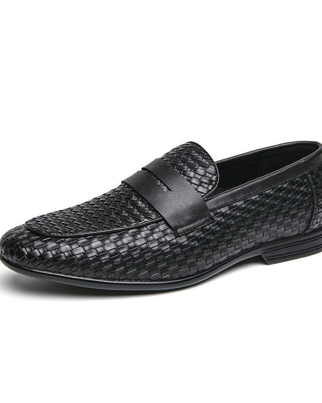 Whitford Woven Loafers Black
