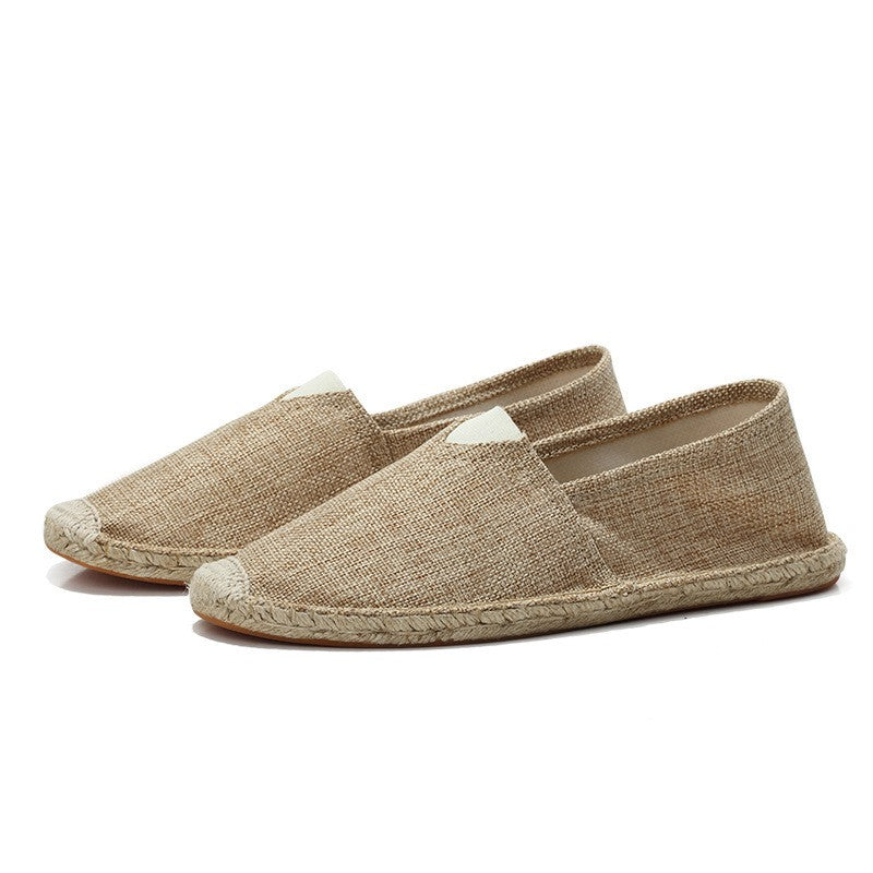 Brookshire Linen Espadrilles Khaki