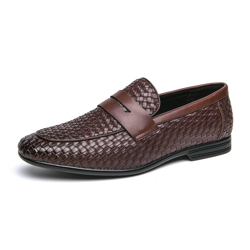 Whitford Woven Loafers Dark Brown