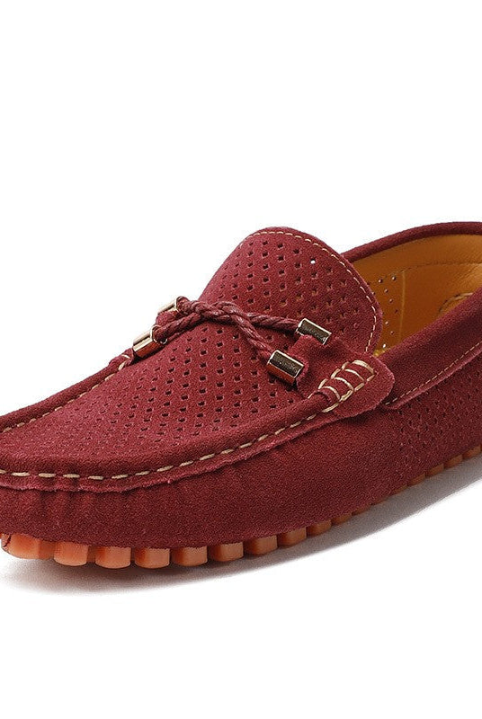 Salzburg Suede Loafers Burgundy