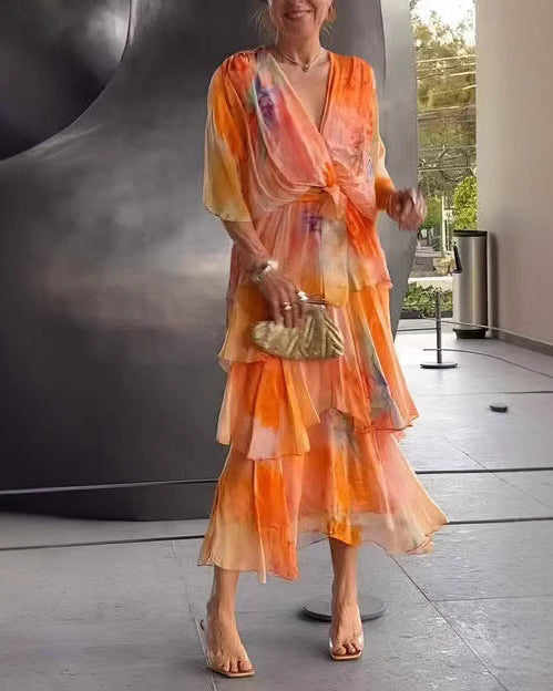 Marija Floral Layer Dress