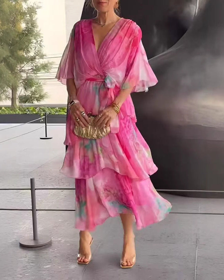 Marija Floral Layer Dress