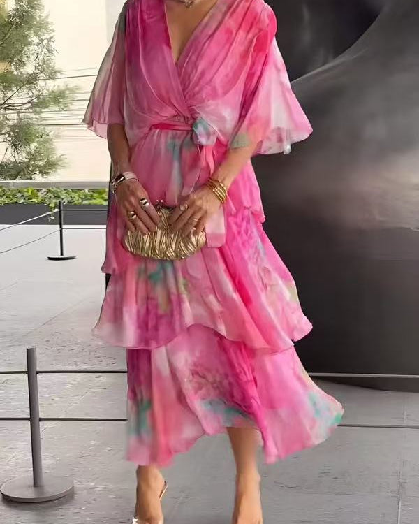 Marija Floral Layer Dress