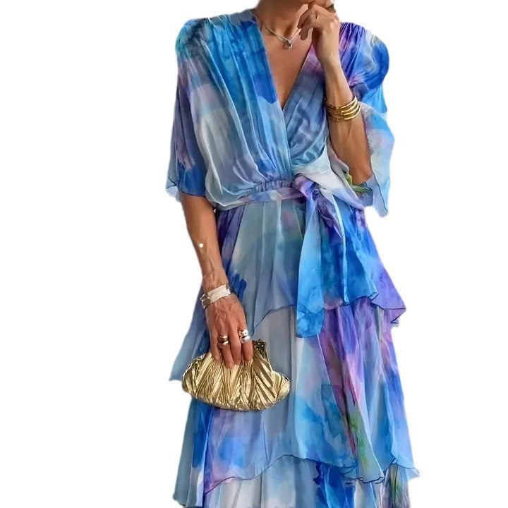 Marija Floral Layer Dress