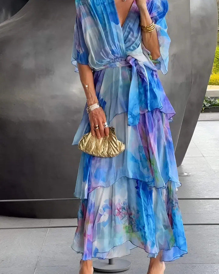 Marija Floral Layer Dress