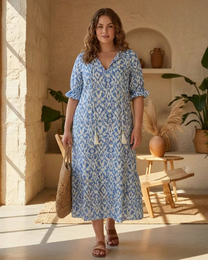Rosalind - Boho Tummy Coverage Dress