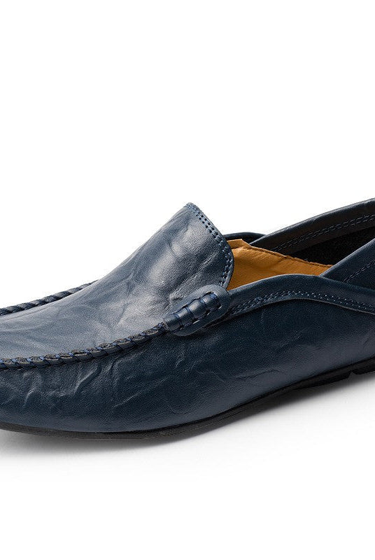 Florence Leather Travel Shoe Navy