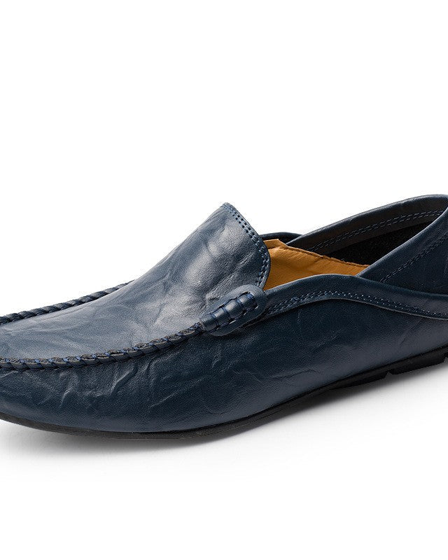 Florence Leather Travel Shoe Navy