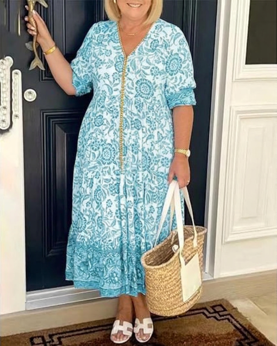 Amity | Maxi Dress - Light Blue