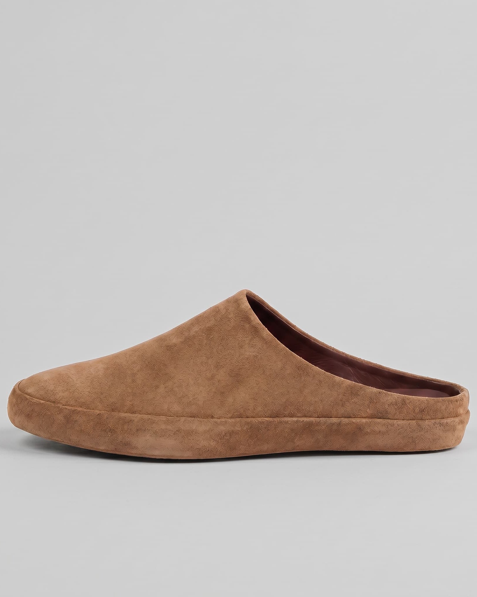 Fenwick Suede Mule Vintage Walnut