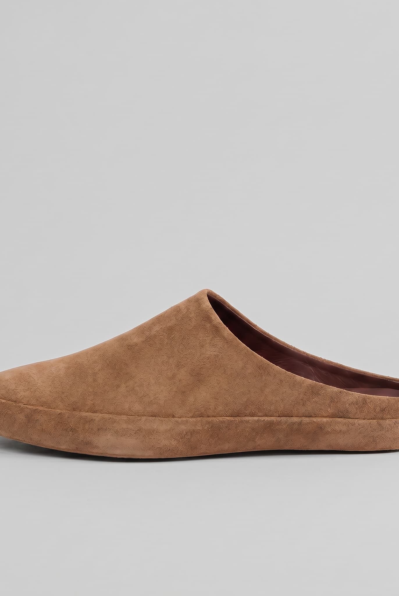 Fenwick Suede Mule Vintage Walnut