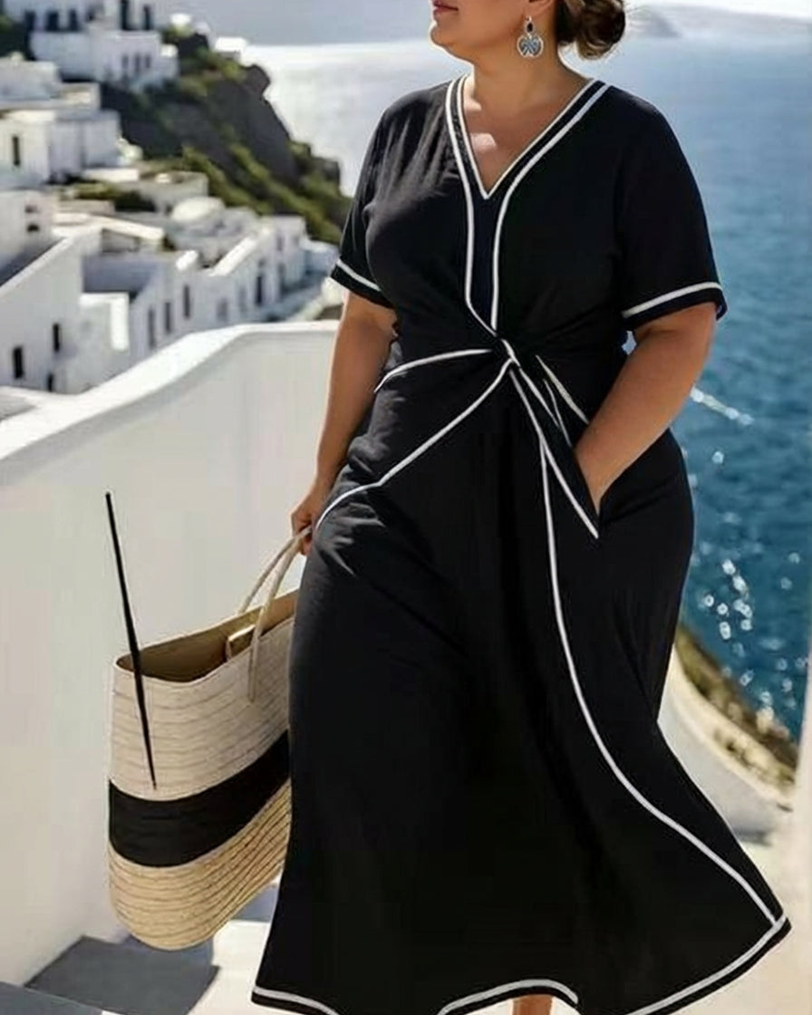 Romy Elegant Dress - Black