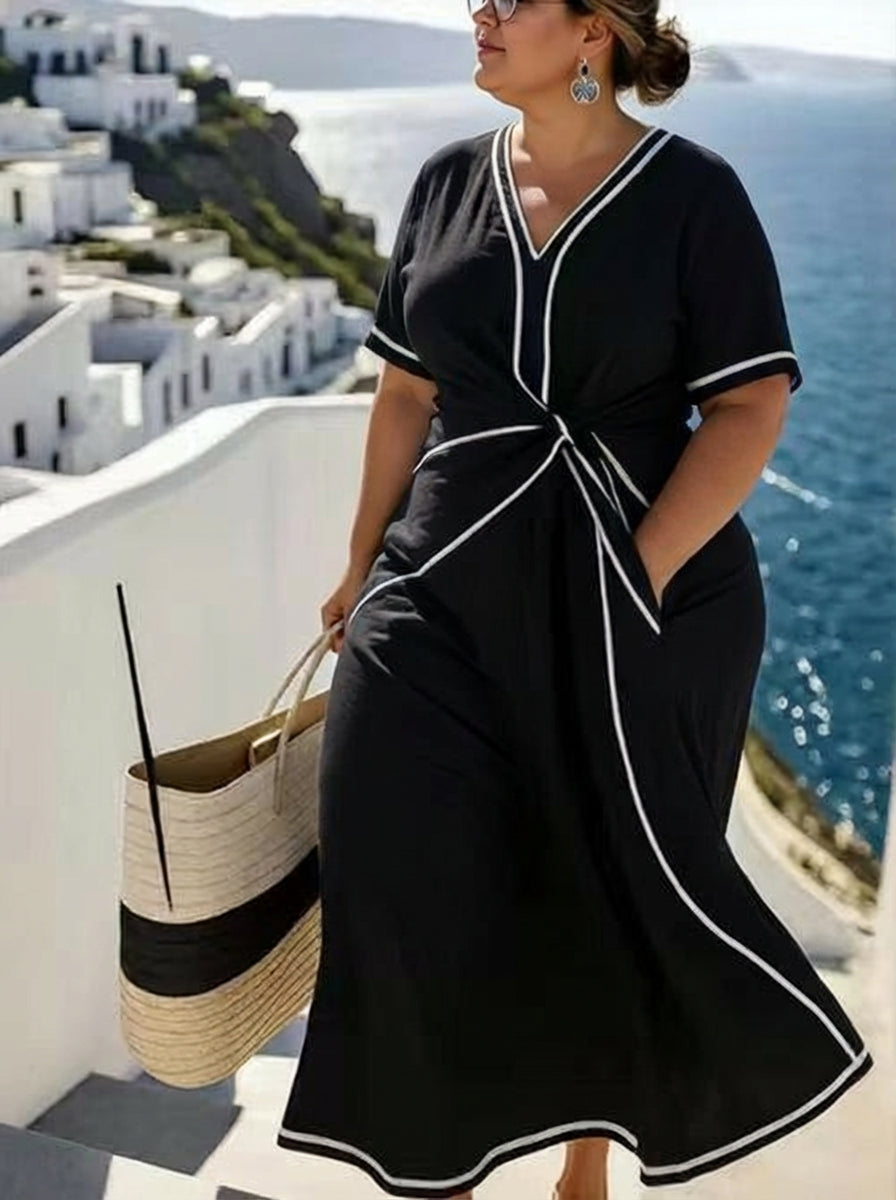 Romy Elegant Dress - Black
