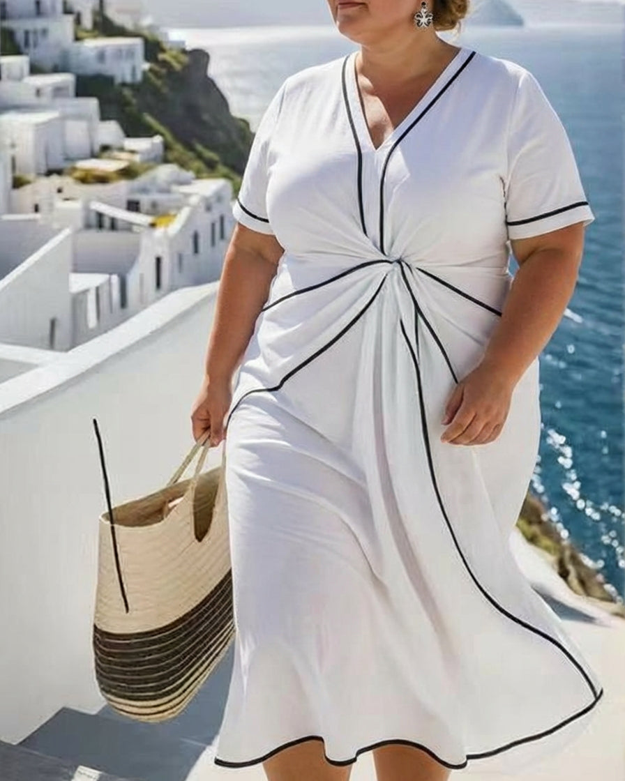 Romy Elegant Dress - White