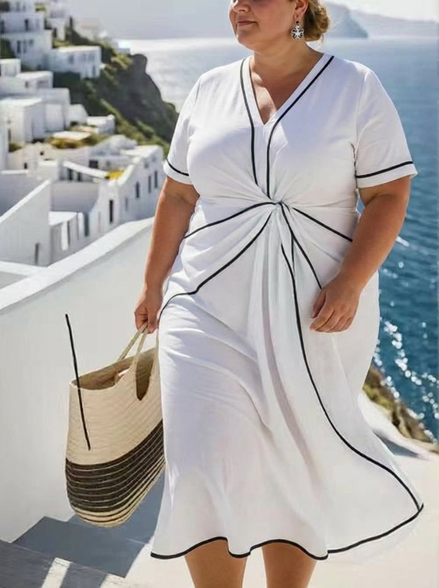 Romy Elegant Dress - White