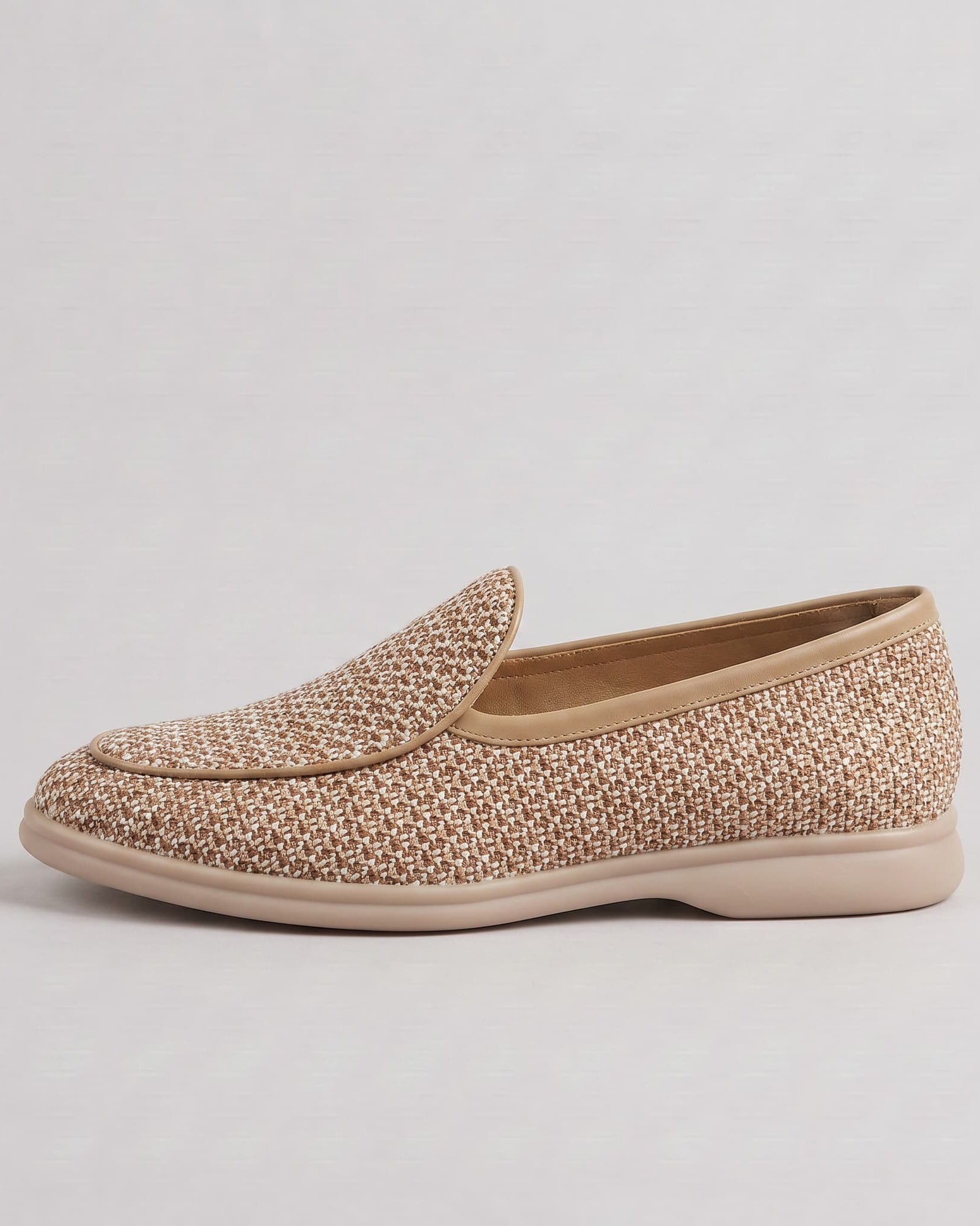 Bosa Woven Mesh Loafer Light Brown