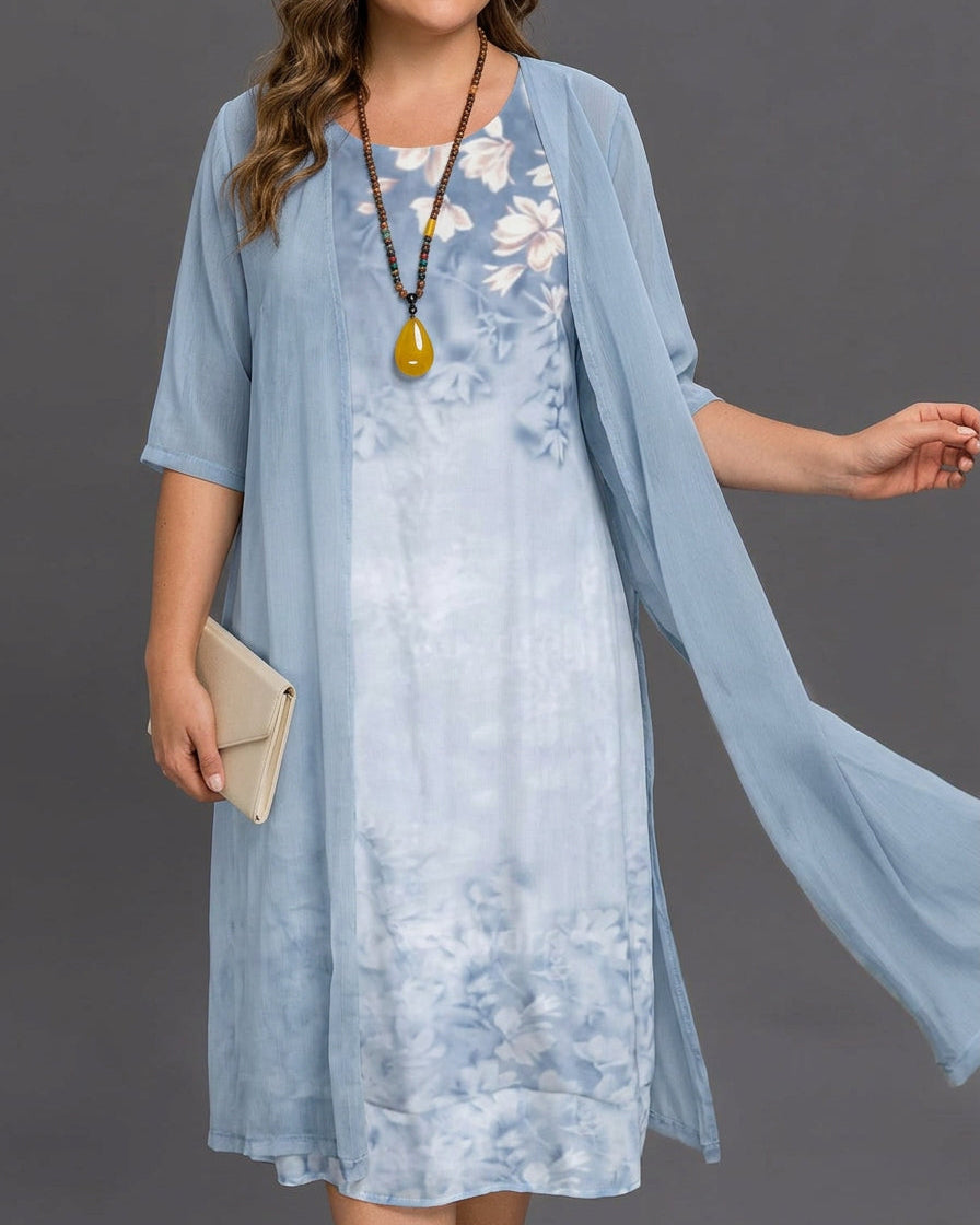 Galina - Dreamy Elegance Dress - Blue