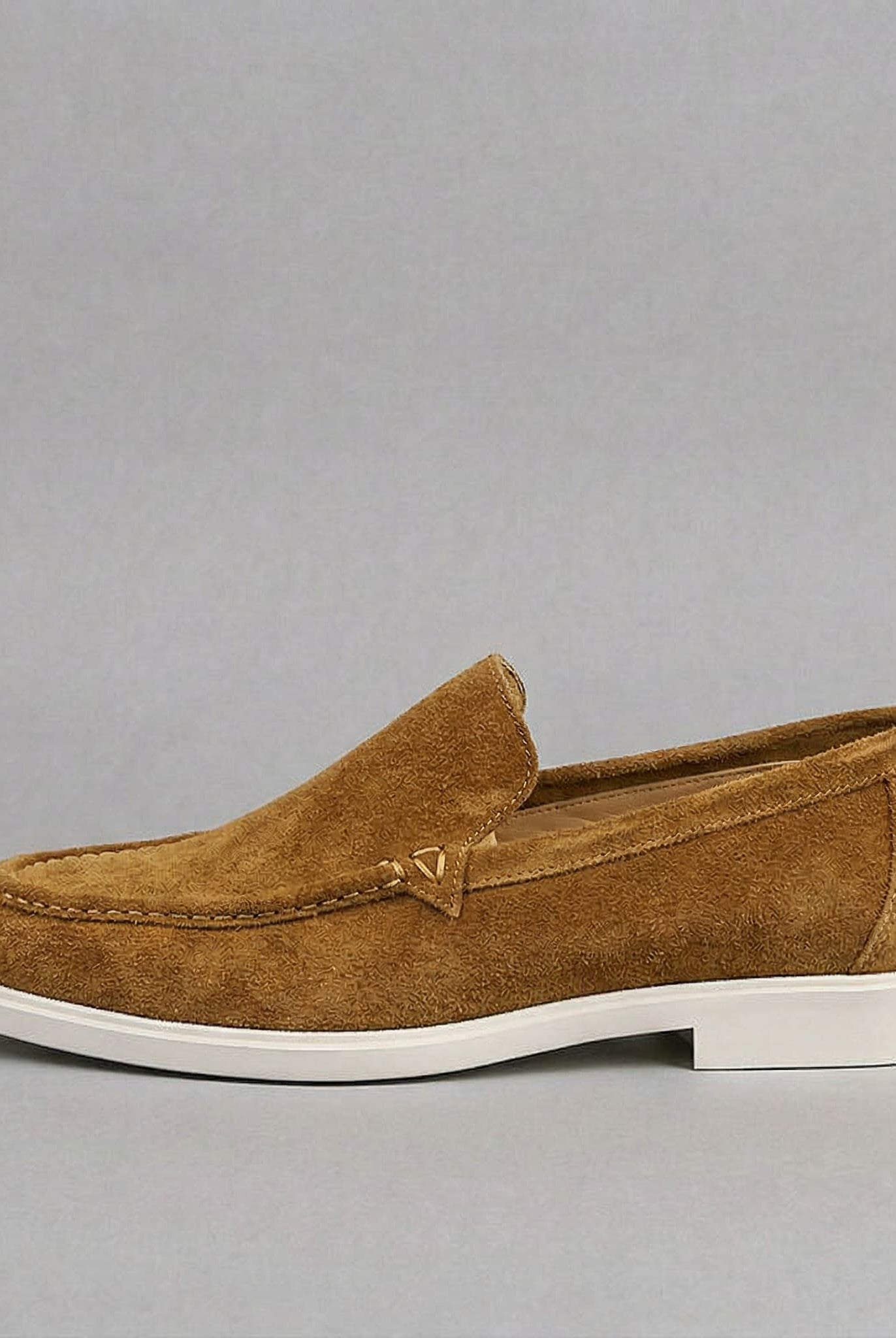 Tilbury Premium Suede Loafer Vintage Walnut