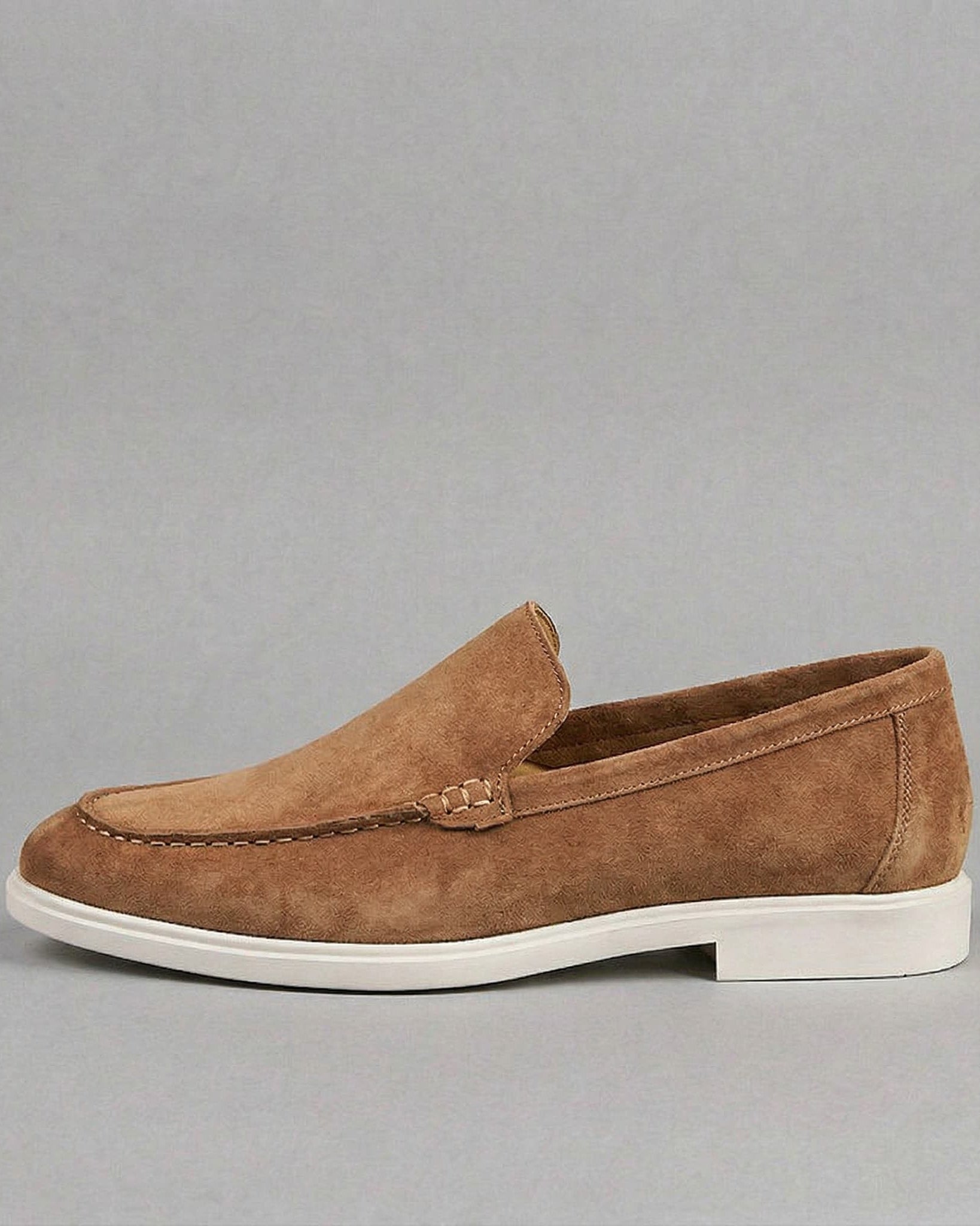 Salcombe Suede Loafer Vintage Walnut