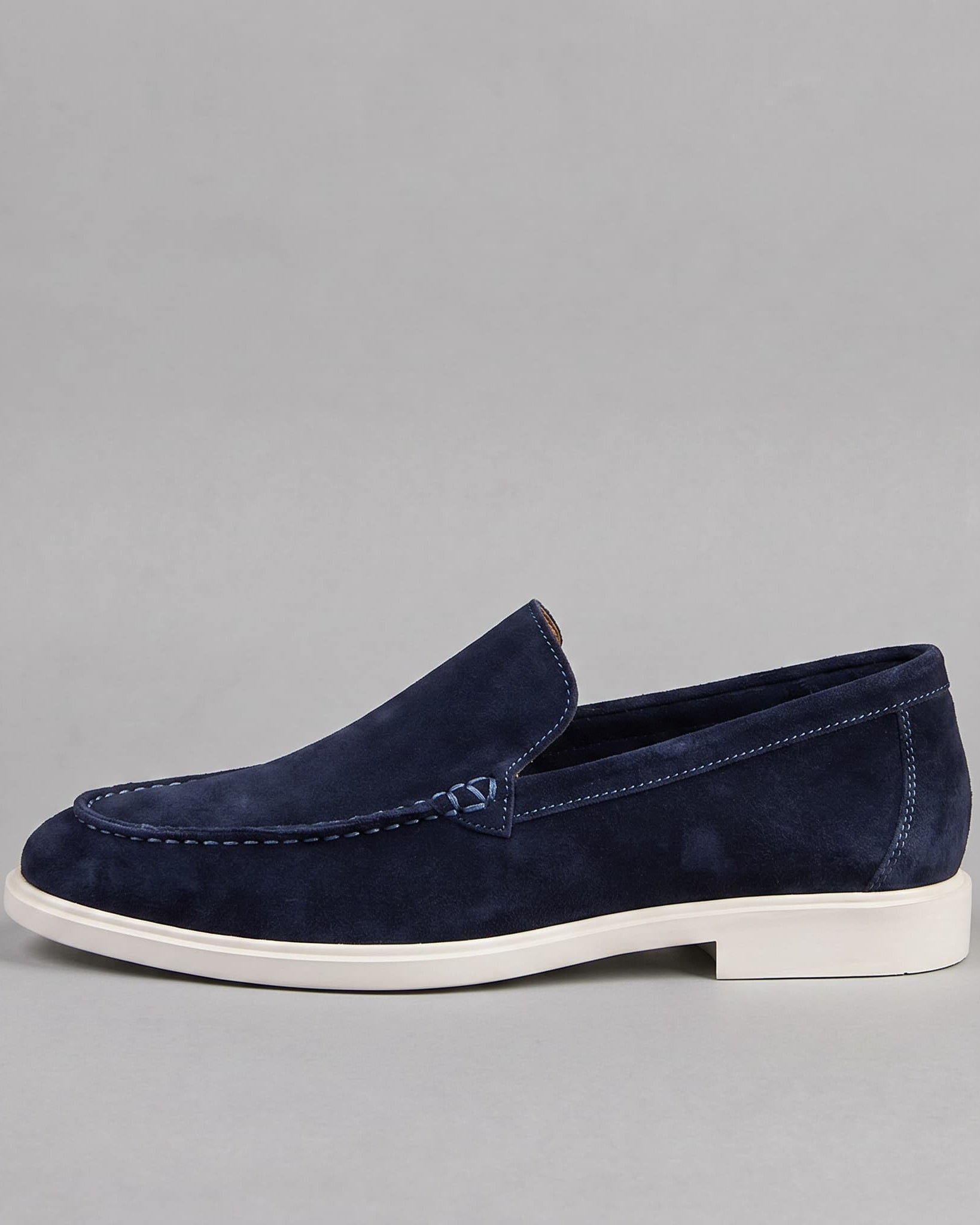 Salcombe Suede Loafer Navy