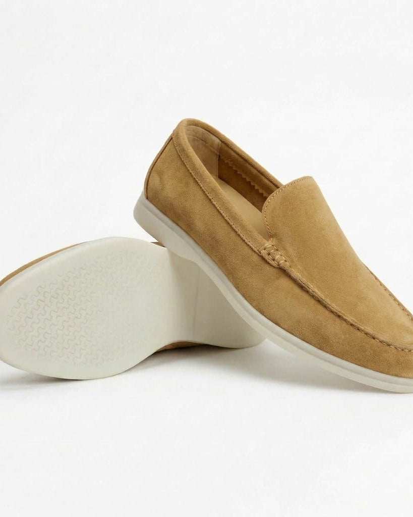 Enzo Suede Loafer Camel